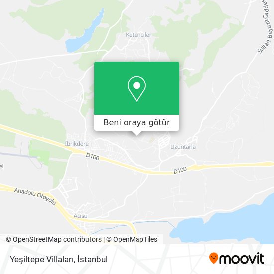 Yeşiltepe Villaları harita