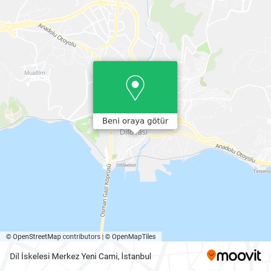 Dil İskelesi Merkez Yeni Cami harita