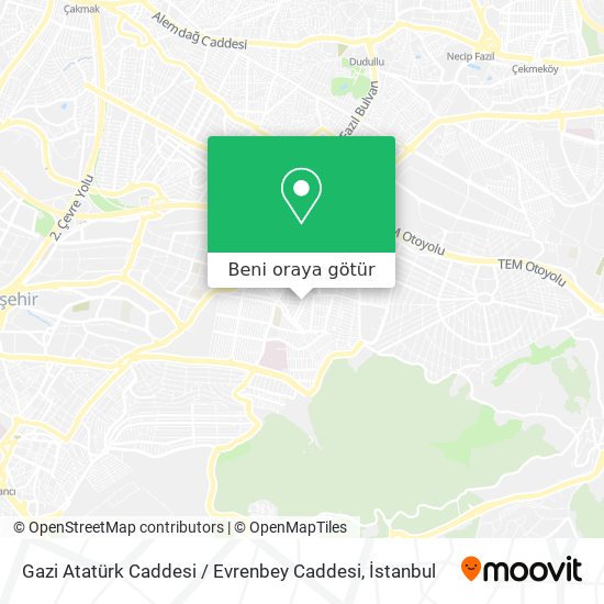 Gazi Atatürk Caddesi / Evrenbey Caddesi harita