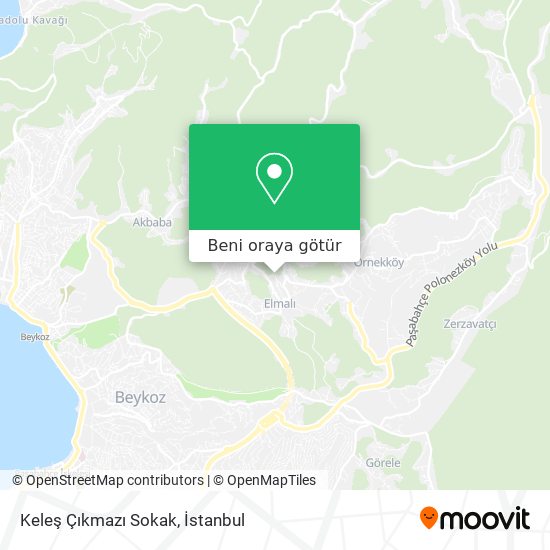 Keleş Çıkmazı Sokak harita