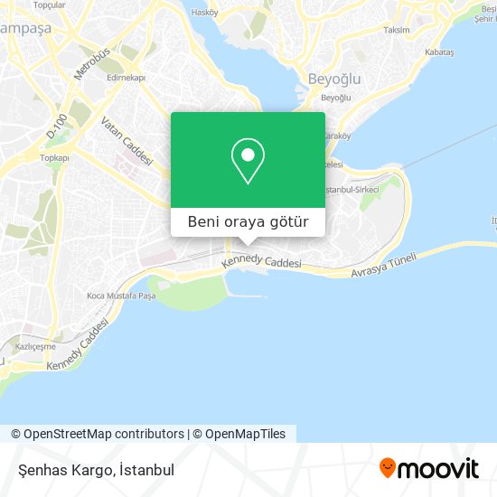 Şenhas Kargo harita