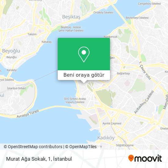 Murat Ağa Sokak, 1 harita