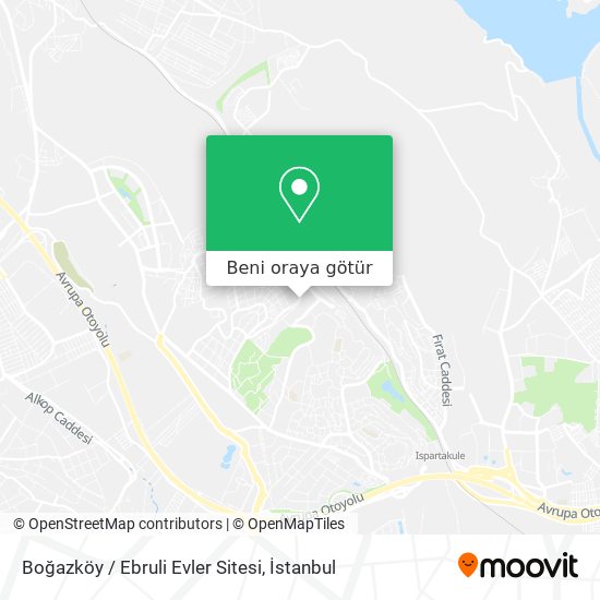 Boğazköy / Ebruli Evler Sitesi harita