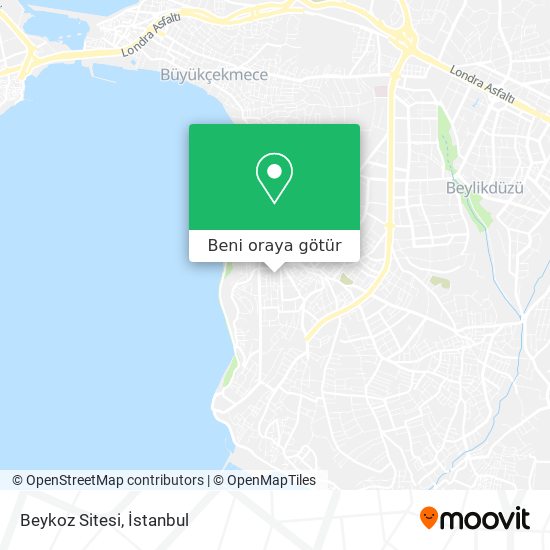 Beykoz Sitesi harita