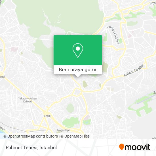 Rahmet Tepesi harita