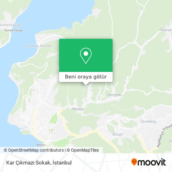 Kar Çıkmazı Sokak harita