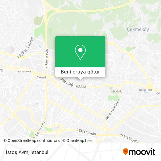 İstoş Avm harita