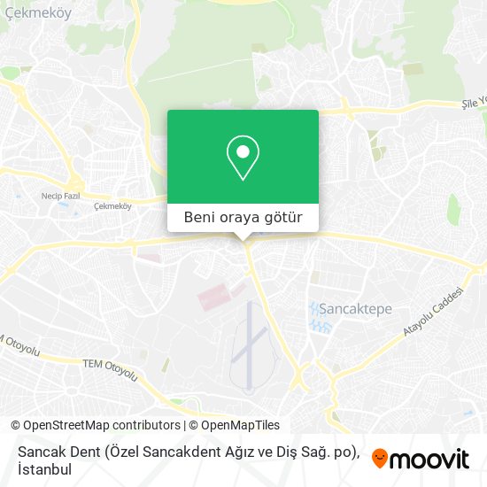 Sancak Dent (Özel Sancakdent Ağız ve Diş Sağ. po) harita