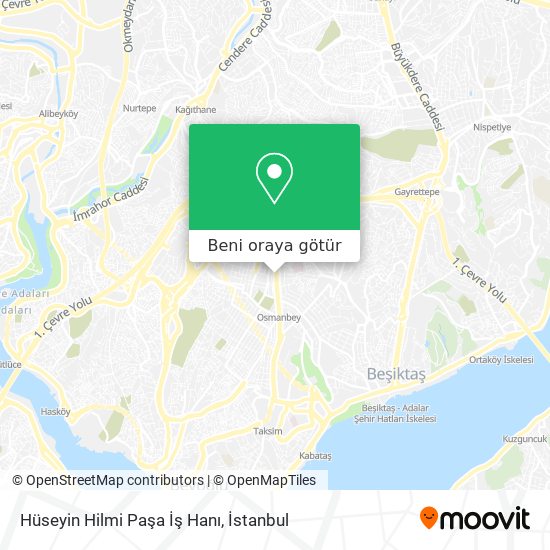 Hüseyin Hilmi Paşa İş Hanı harita