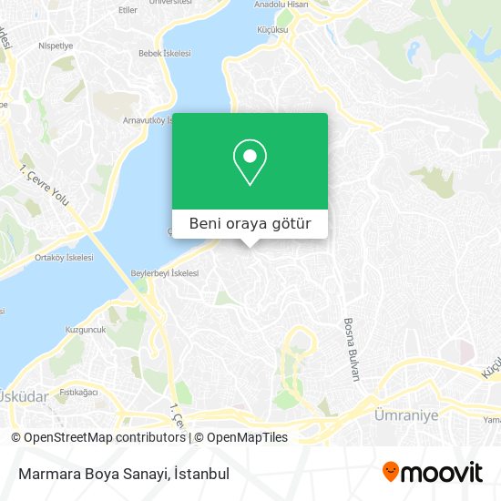 Marmara Boya Sanayi harita