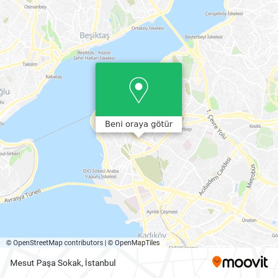 Mesut Paşa Sokak harita