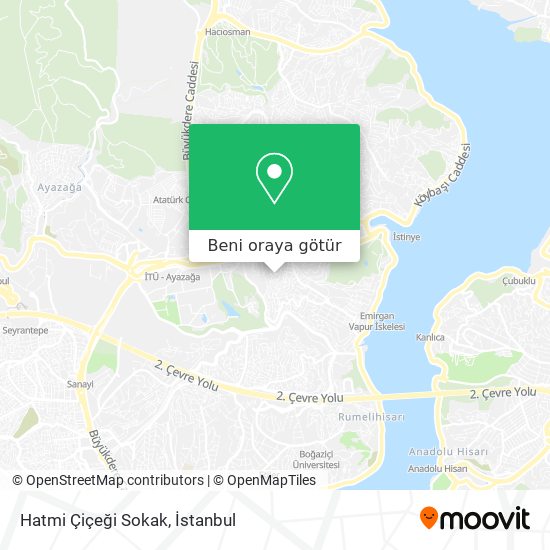 Hatmi Çiçeği Sokak harita