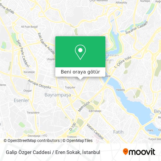 Galip Özger Caddesi / Eren Sokak harita