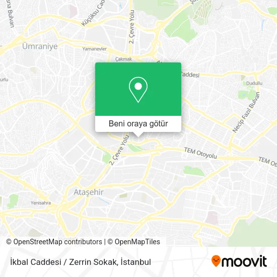 İkbal Caddesi / Zerrin Sokak harita