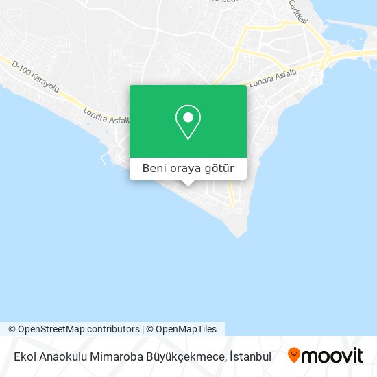 Ekol Anaokulu Mimaroba Büyükçekmece harita