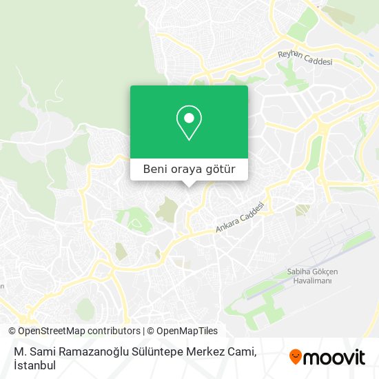 M. Sami Ramazanoğlu Sülüntepe Merkez Cami harita