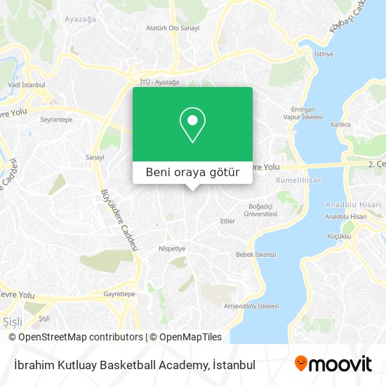 İbrahim Kutluay Basketball Academy harita