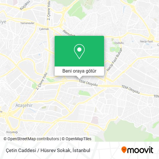 Çetin Caddesi / Hüsrev Sokak harita