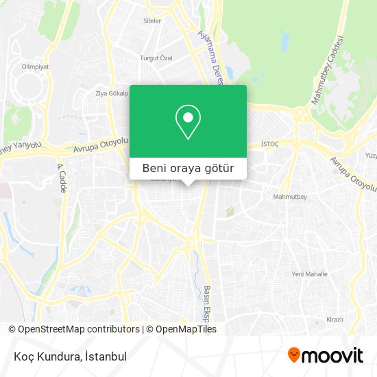 Koç Kundura harita