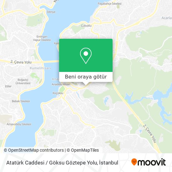 Atatürk Caddesi / Göksu Göztepe Yolu harita