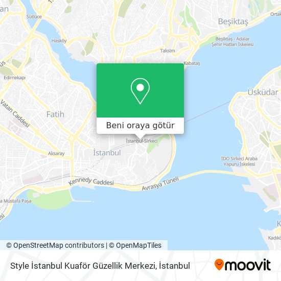 Style İstanbul Kuaför Güzellik Merkezi harita
