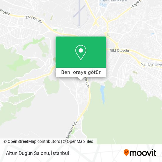Altun Dugun Salonu harita