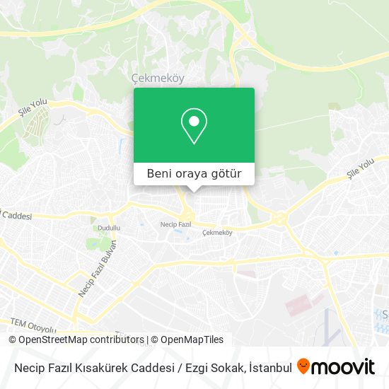 Necip Fazıl Kısakürek Caddesi / Ezgi Sokak harita