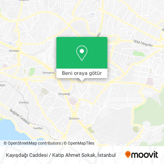 Kayışdağı Caddesi / Katip Ahmet Sokak harita