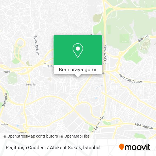 Reşitpaşa Caddesi / Atakent Sokak harita