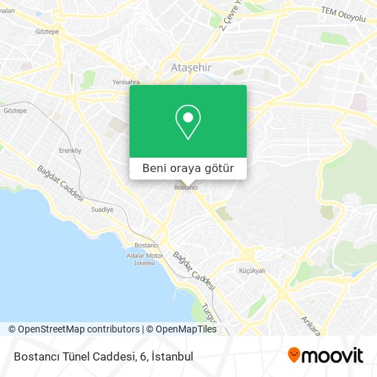 Bostancı Tünel Caddesi, 6 harita