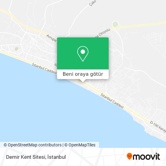 Demir Kent Sitesi harita