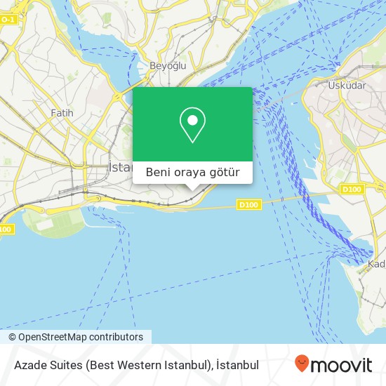 Azade Suites (Best Western Istanbul) harita