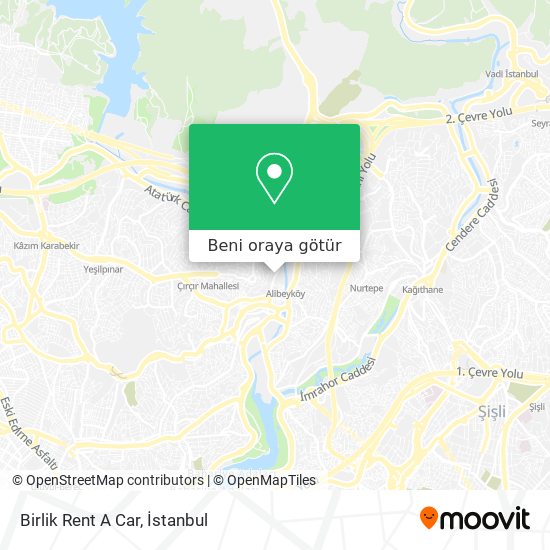 Birlik Rent A Car harita