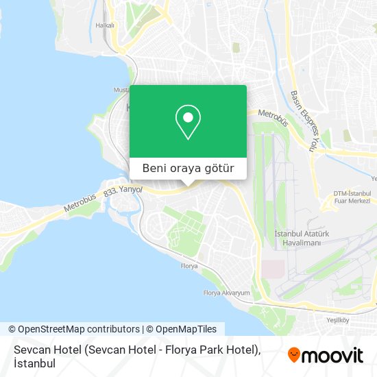 Sevcan Hotel (Sevcan Hotel - Florya Park Hotel) harita