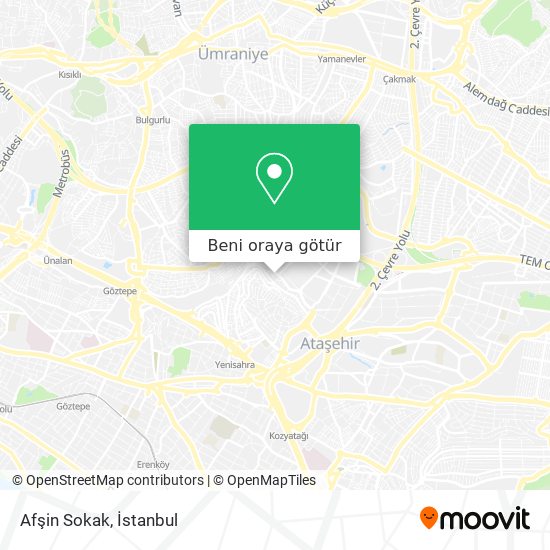 Afşin Sokak harita