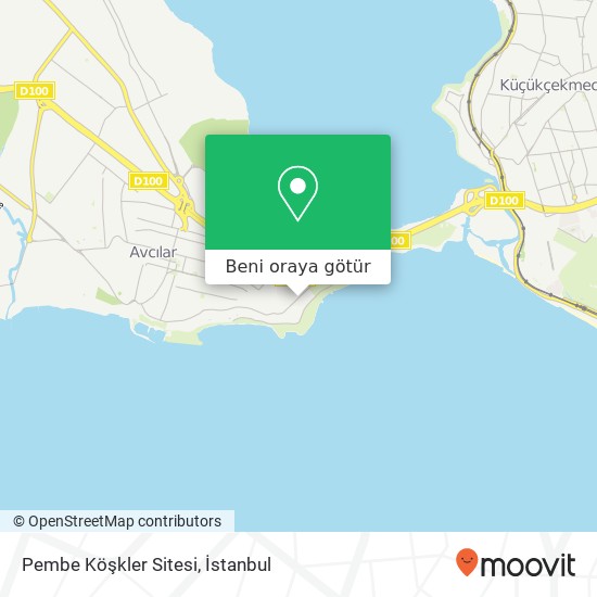 Pembe Köşkler Sitesi harita