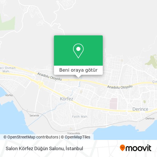 Salon Körfez Düğün Salonu harita