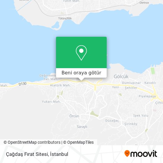 Çağdaş Fırat Sitesi harita