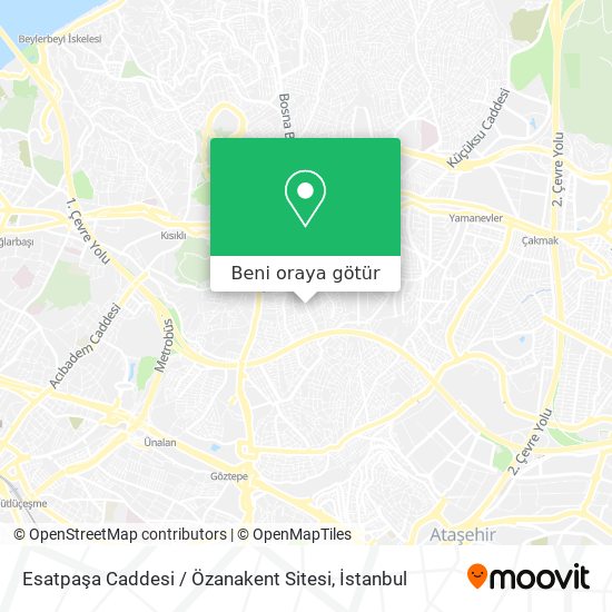 Esatpaşa Caddesi / Özanakent Sitesi harita