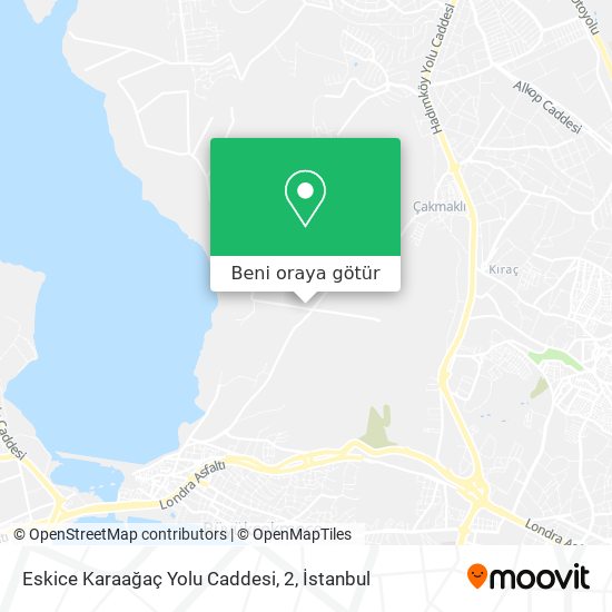 Eskice Karaağaç Yolu Caddesi, 2 harita