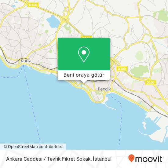 Ankara Caddesi / Tevfik Fikret Sokak harita