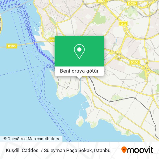 Kuşdili Caddesi / Süleyman Paşa Sokak harita