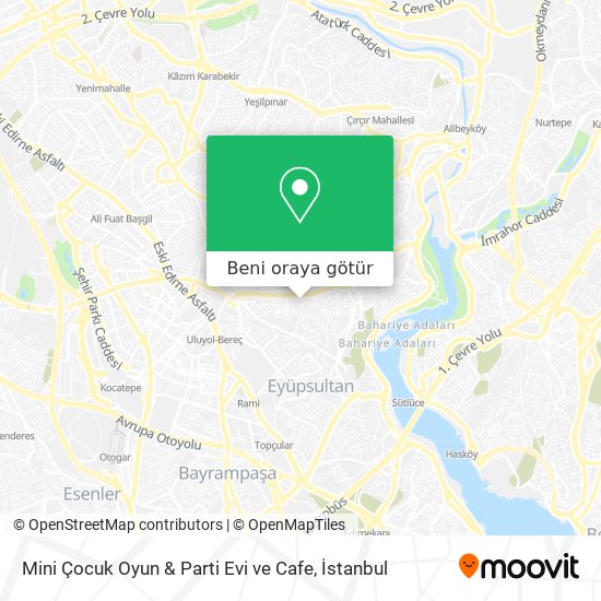 Mini Çocuk Oyun & Parti Evi ve Cafe harita