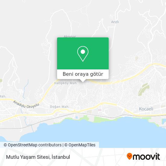 Mutlu Yaşam Sitesi harita