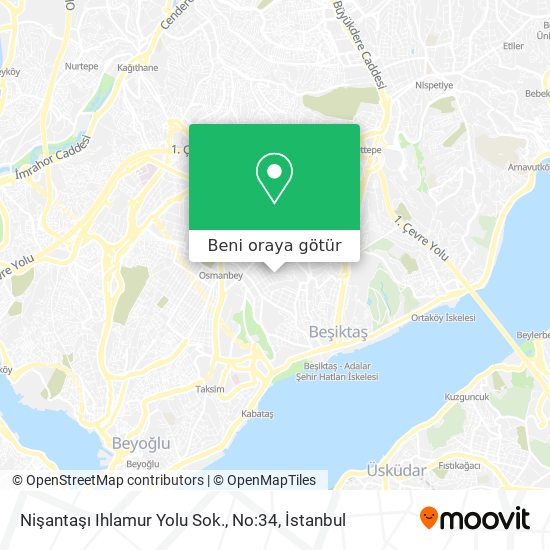 Nişantaşı Ihlamur Yolu Sok., No:34 harita