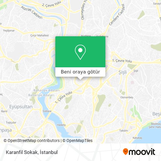 Karanfil Sokak harita