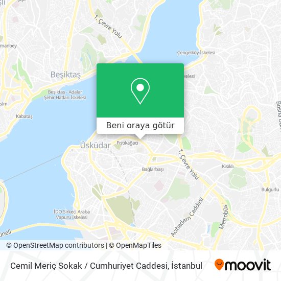 Cemil Meriç Sokak / Cumhuriyet Caddesi harita