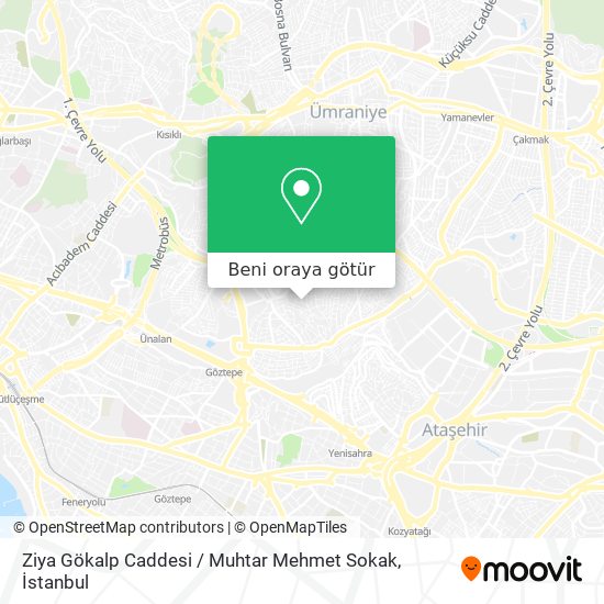 Ziya Gökalp Caddesi / Muhtar Mehmet Sokak harita