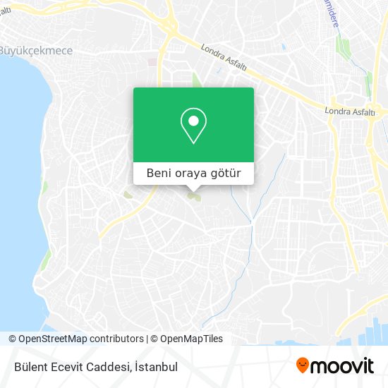 Bülent Ecevit Caddesi harita