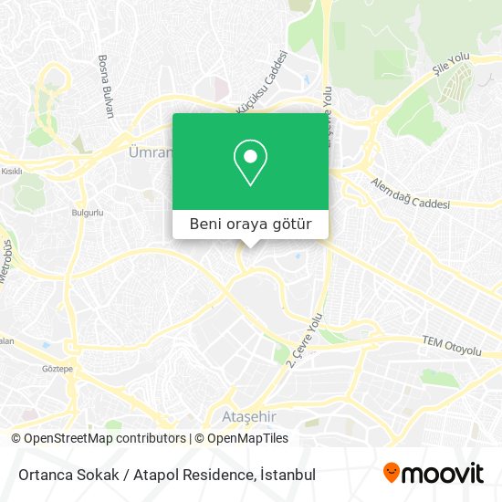 Ortanca Sokak / Atapol Residence harita